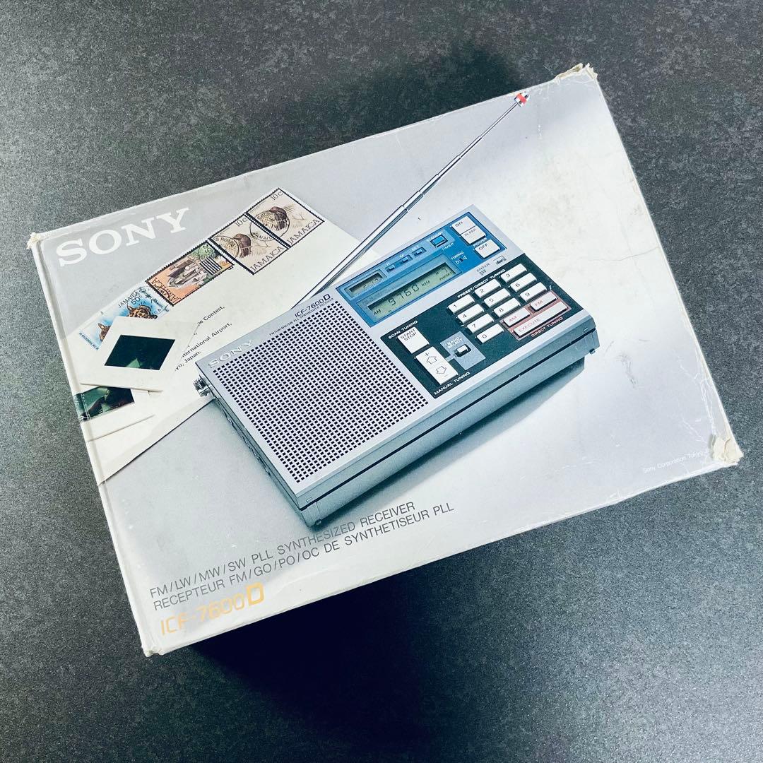 ⭐️ヴィンテージ⭐️【SONY】ICF-7600 D ラジオ 公式外箱あり