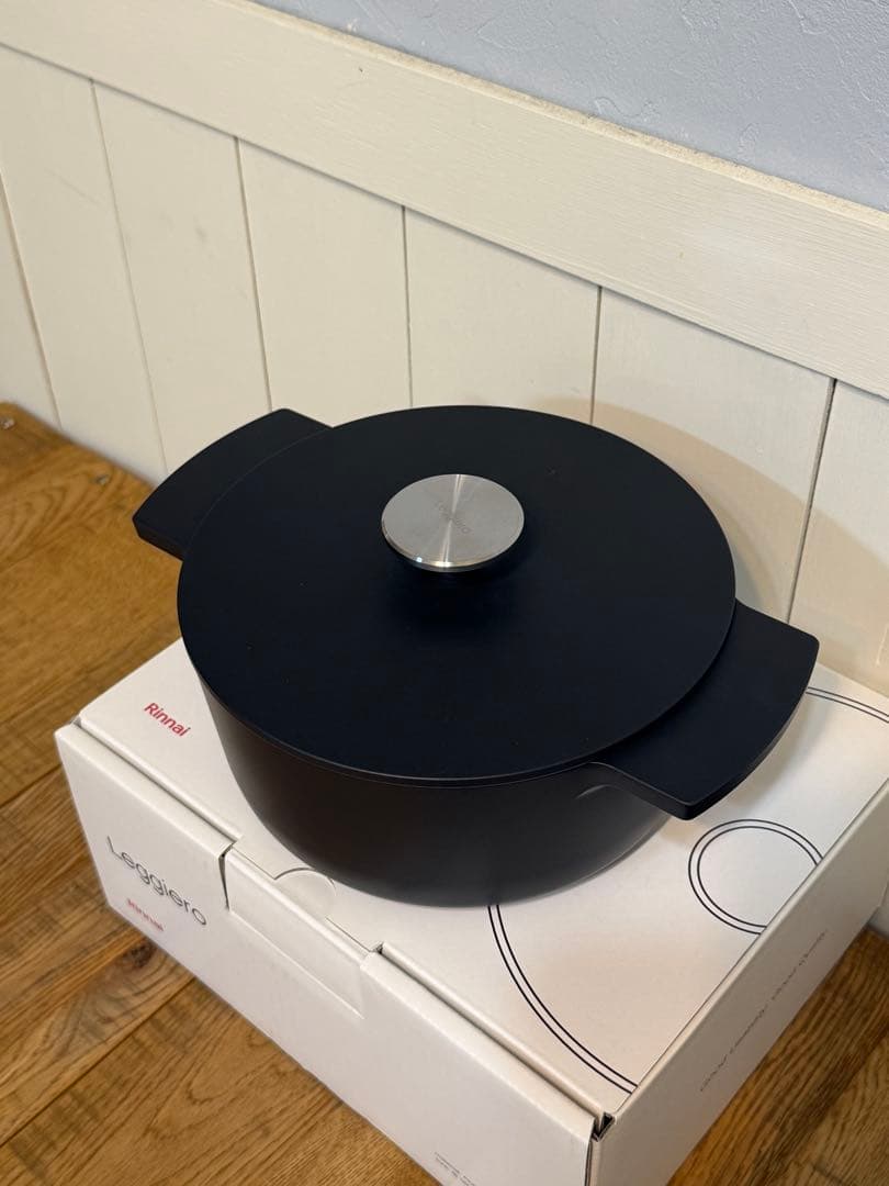 新品 リンナイ レジェロ 無水調理鍋 RBO-MN18A(MB) 18cm