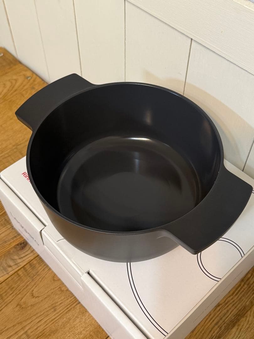 新品 リンナイ レジェロ 無水調理鍋 RBO-MN18A(MB) 18cm