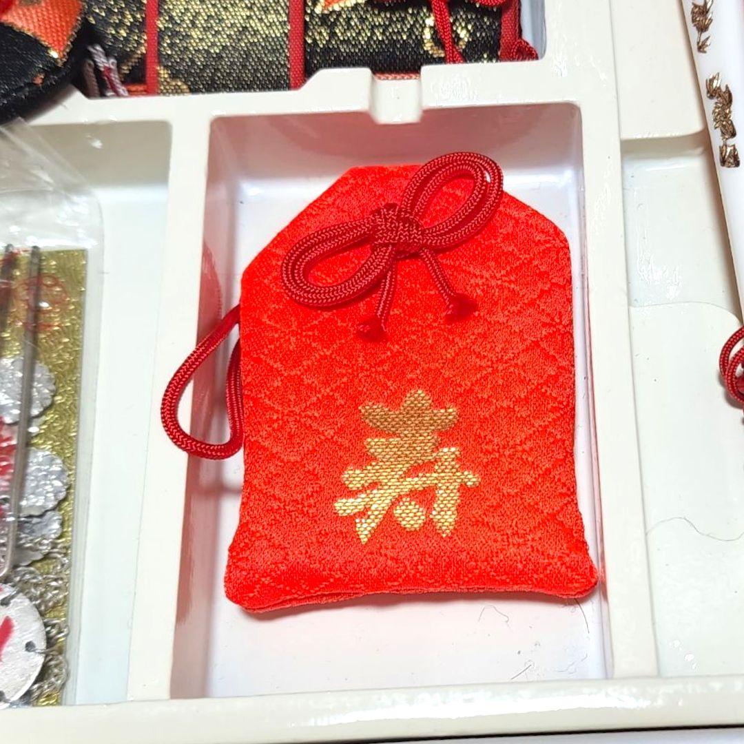 七五三　祝いセット　草履　バック　子供用小物　きもの　帯