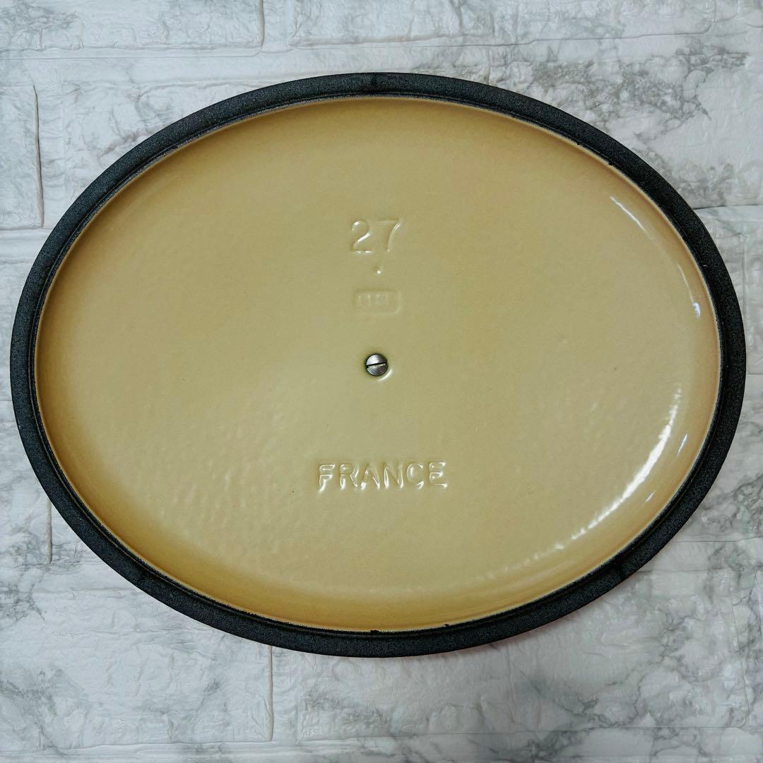 【 ル・クルーゼ 】人気のオレンジ 両手鍋ココットオーバル27cm