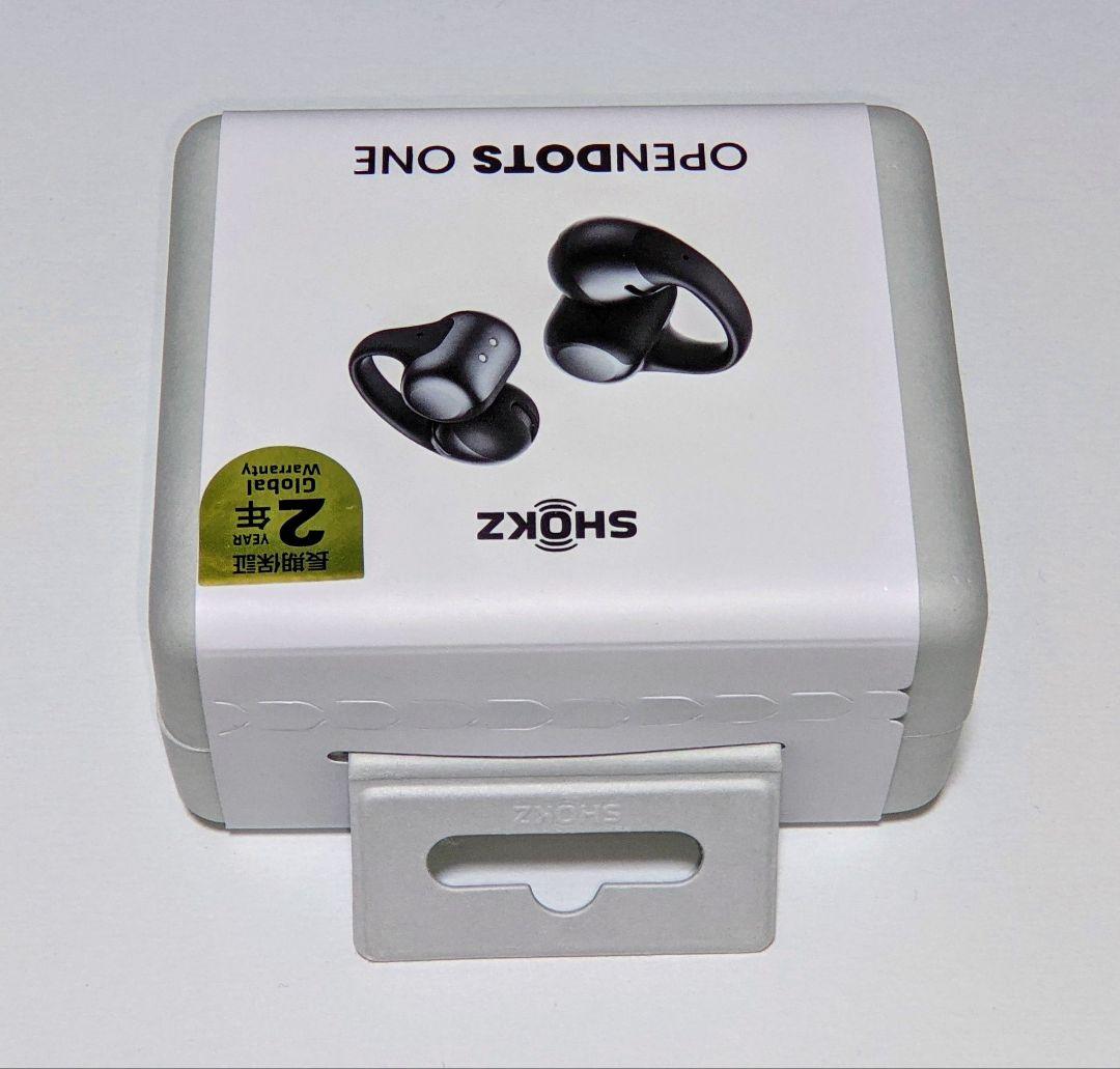 新品 Shokz ワイヤレスイヤホン OpenDots ONE ブラック 納品書