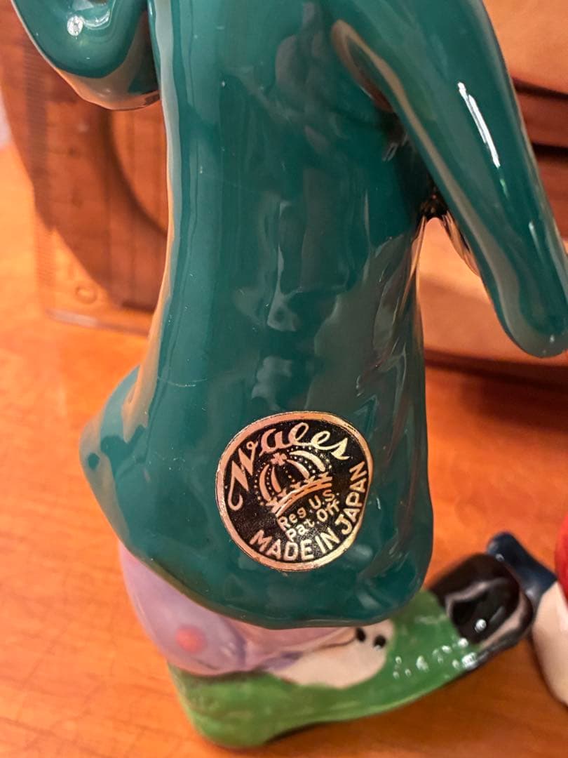 ビンテージ50s ミッドセンチュリー ジェスチャー　ハーレクイン　ピエロ　レトロ