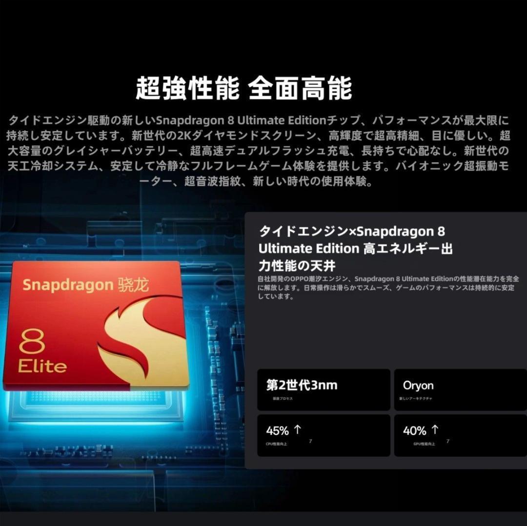 【新品未開封】OPPO Find X8 Ultra 16GB/1TB 中国版