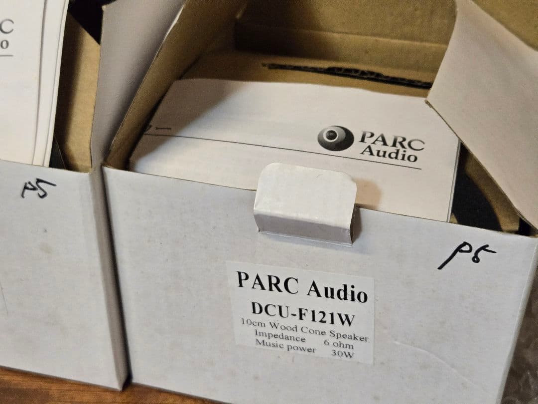 PARC Audio DCU-F121W フルレンジ1ペア新品未使用　長期保管品