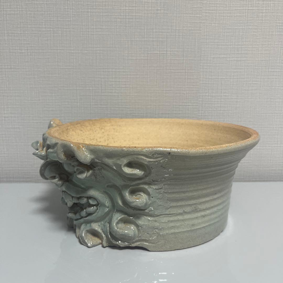 植木鉢　盆栽・塊根植物　シーサー