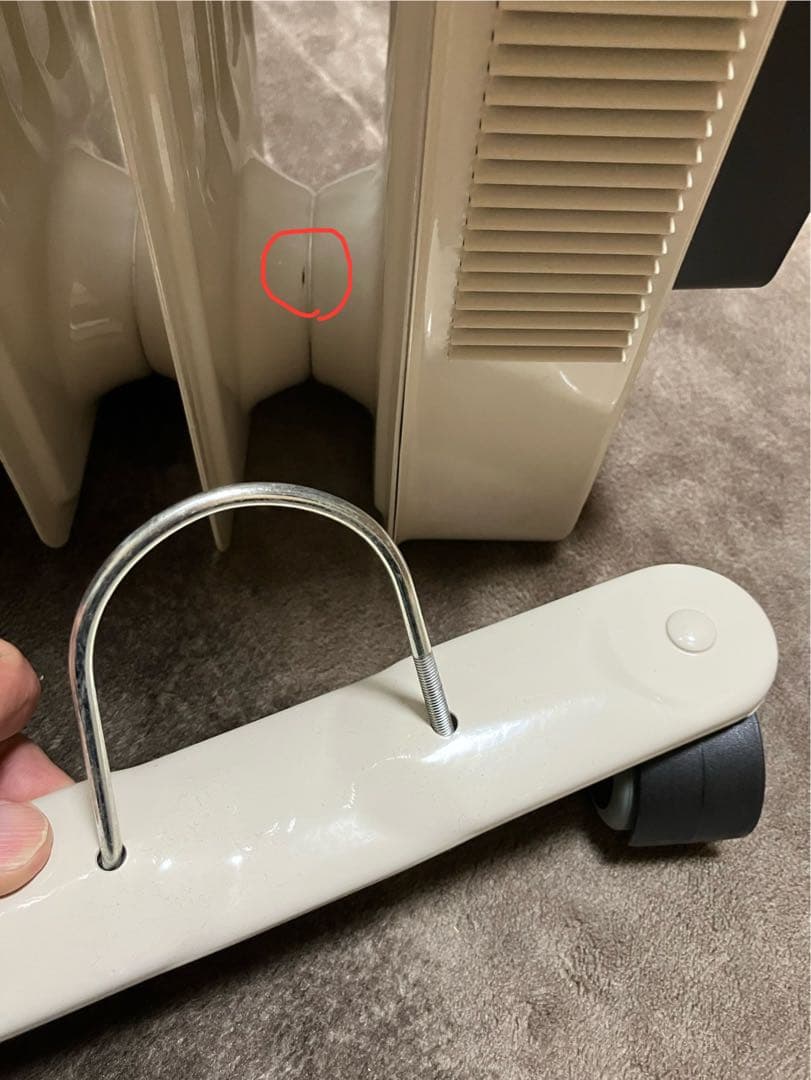 DBK セラミックヒーター付オイルヒーター　2021年製HEZC13/10JCH