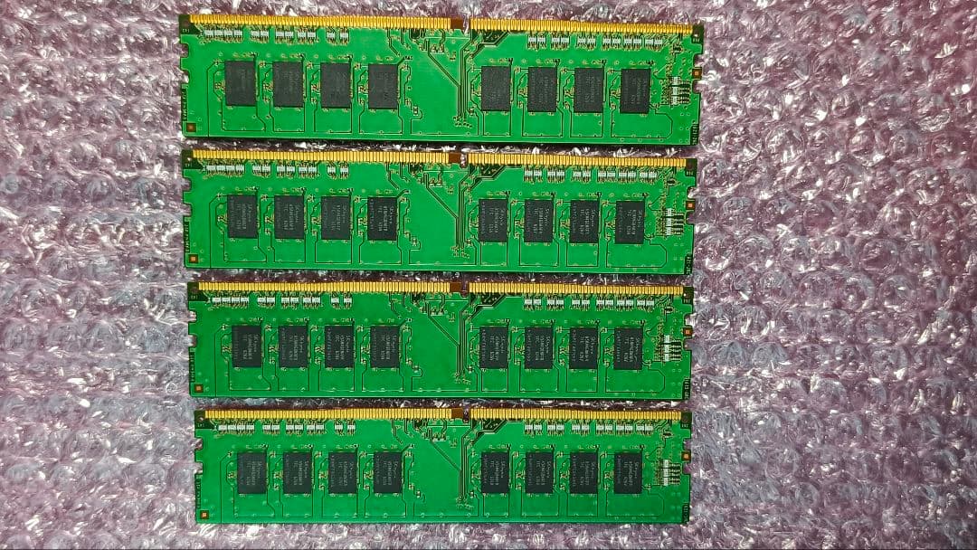 DDR4 8GBx4枚 32GB pc4-2133P 動作確認済み ③