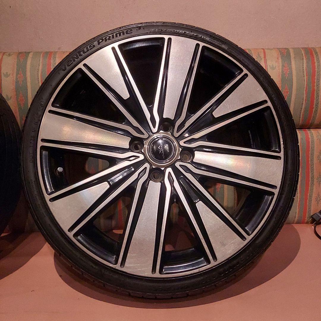 バドックス17インチ　ホイール+タイヤセット！　タント　ワゴンR　スペーシア