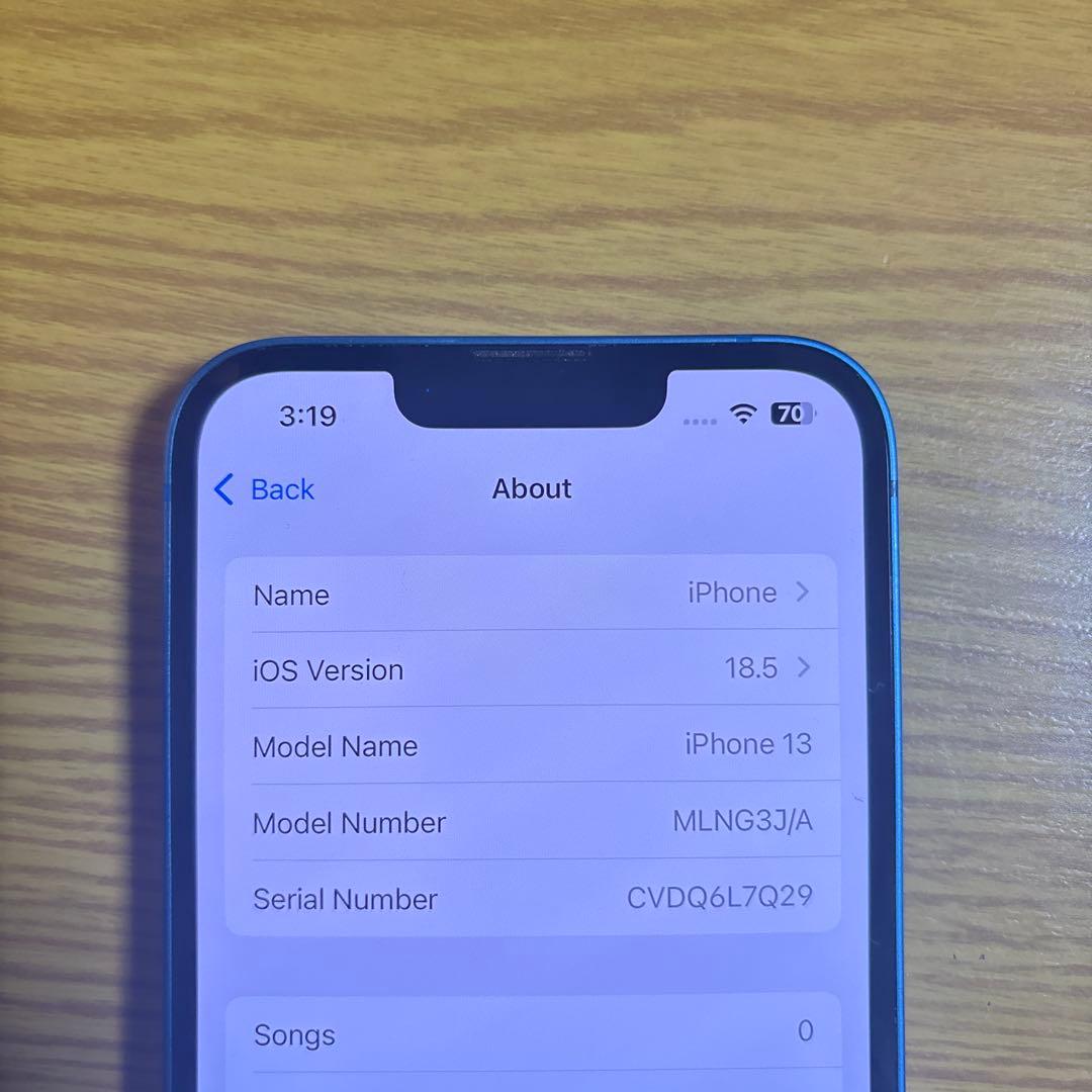 Apple iPhone 13 ブルー 本体 128GB