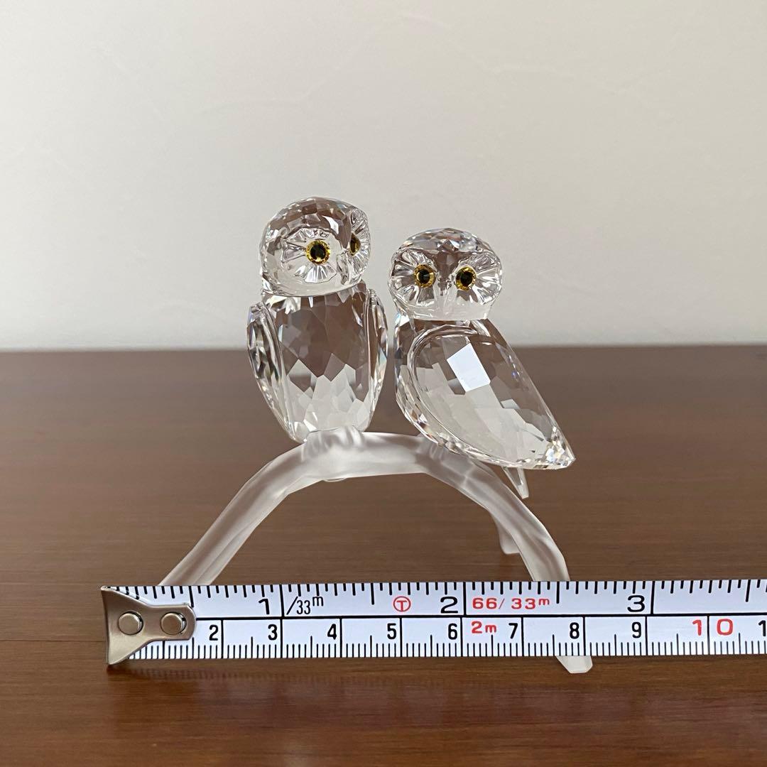 SWAROVSKI スワロフスキー クリスタル フクロウ 置物