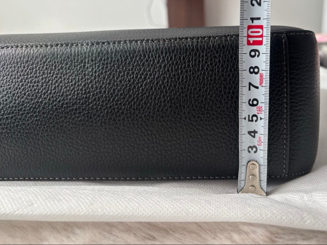 COACH ビジネスバッグ 革バッグ　ブラック