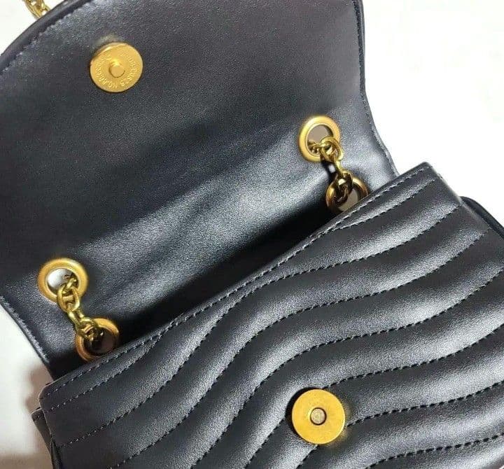 Louis Vuitton ルイヴィトン チェーン ショルダーバッグ【黒】