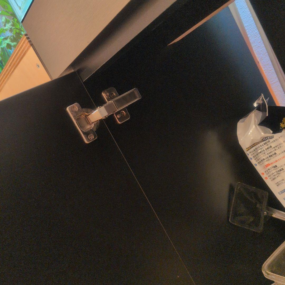 ステンレスメラミンヘアーライン仕様水槽台