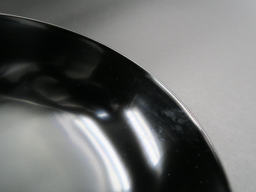 【輪島塗】鉄仙蒔絵 吸物椀 黒塗 見返し蒔絵 五客揃 天然木 共箱