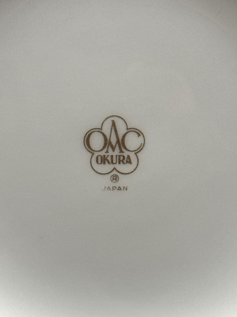 大型 大倉陶園 OKURA 彩色花図 花瓶