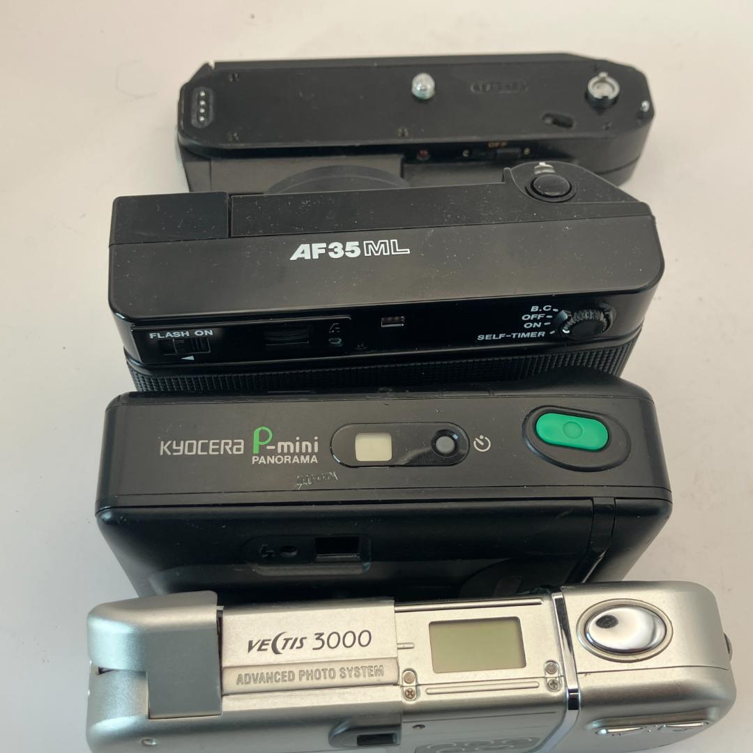 動作未確認・ジャンク、フィルムカメラ、レンズ、フードなど