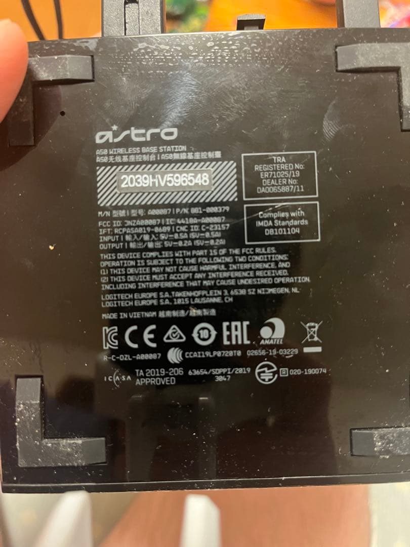 ASTRO A50 ワイヤレスヘッドセット + ベースステーション