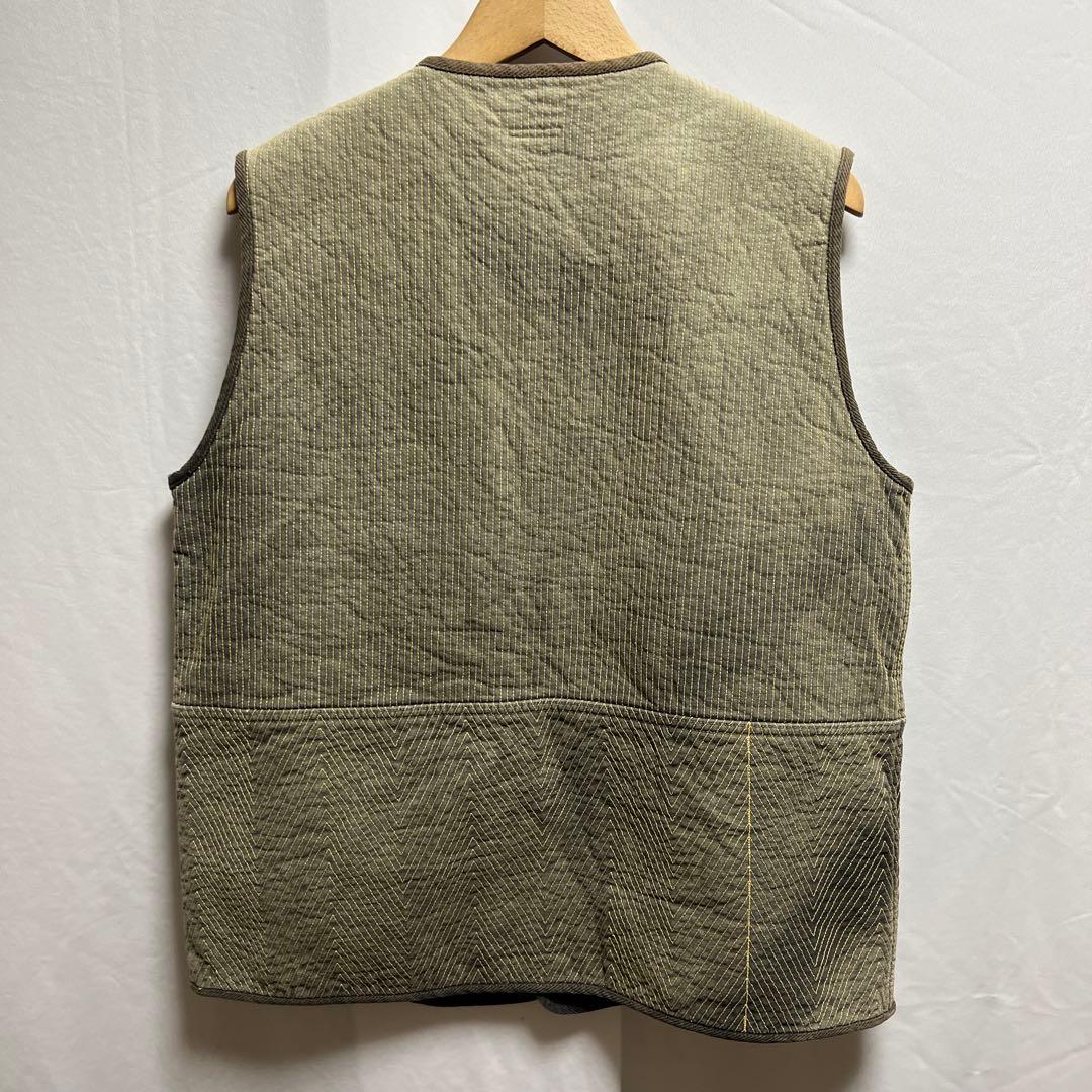 KAPITAL キャピタル　ベスト　裏地ウール　刺子　刺し子　サイズ　4