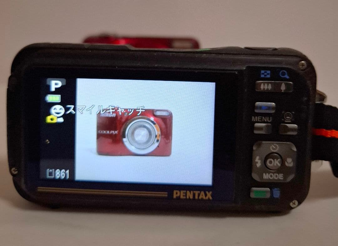[美品] PENTAX ペンタックス OPTIO W90 デジタルカメラ