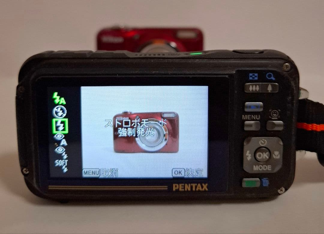 [美品] PENTAX ペンタックス OPTIO W90 デジタルカメラ