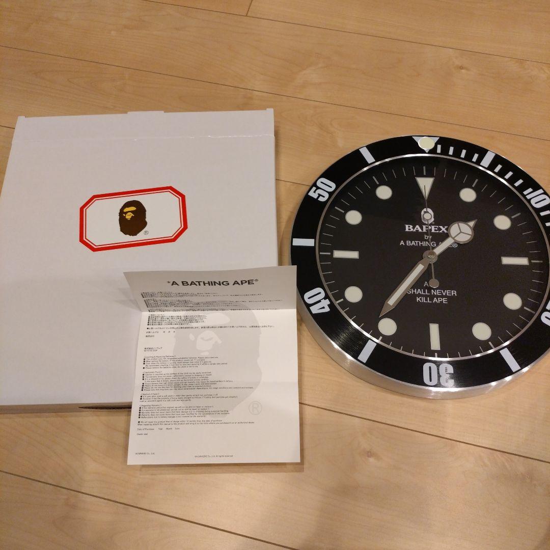インテリア時計 A BATHING APE BAPEX WALL CLOCK