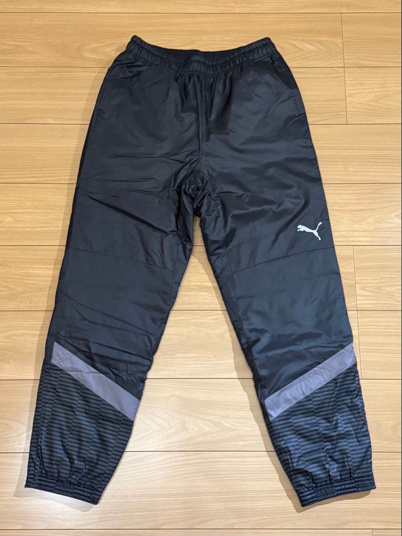 新品 PUMA 中綿ジャケット・パンツ上下 L 赤/黒