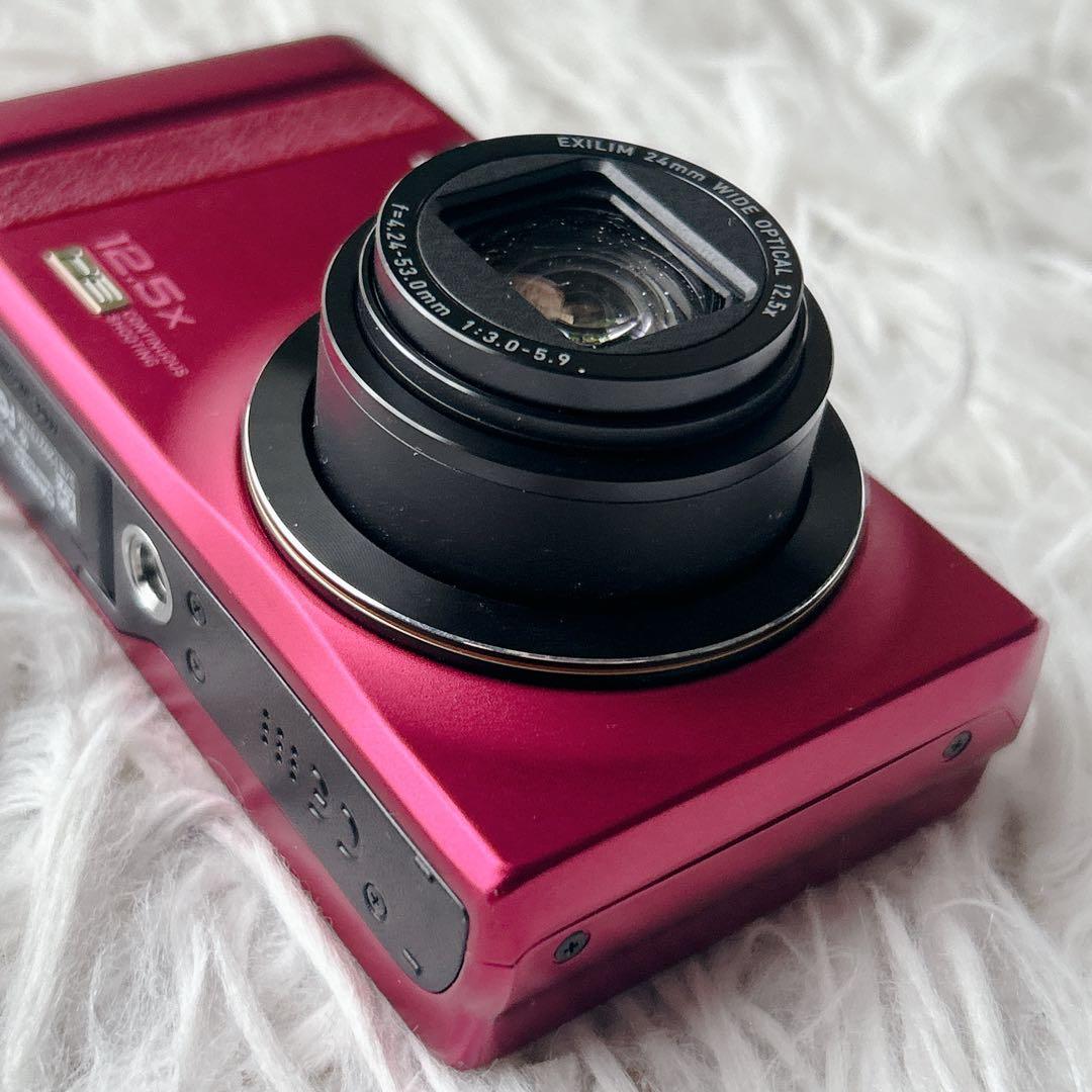 【美品】CASIO EXILIM EX-ZR200 コンパクトデジタルカメラ