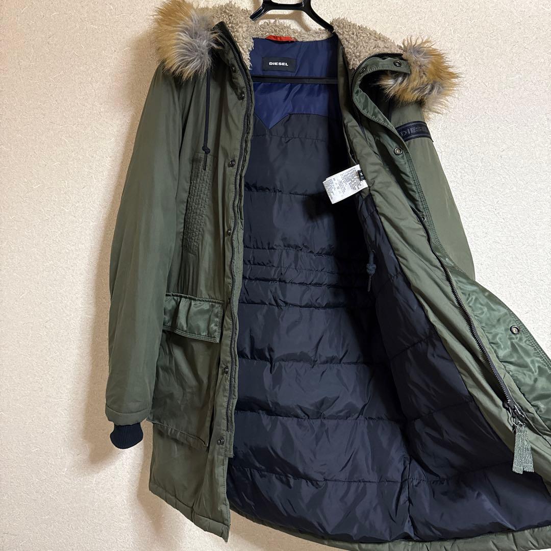 大幅お値下げ中‼️美品 DIESEL ディーゼル モッズコート ロングダウンコート