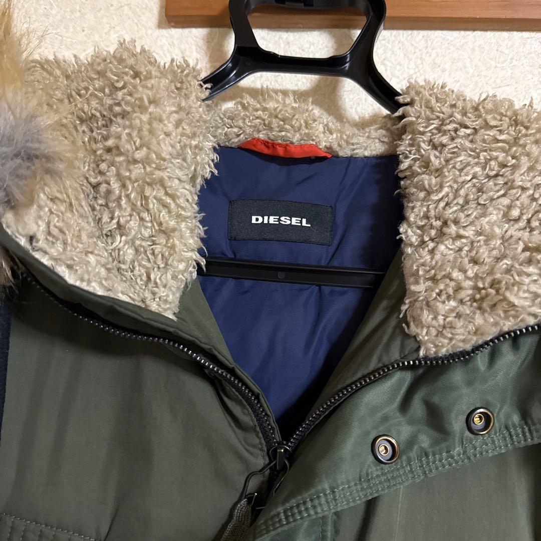 大幅お値下げ中‼️美品 DIESEL ディーゼル モッズコート ロングダウンコート