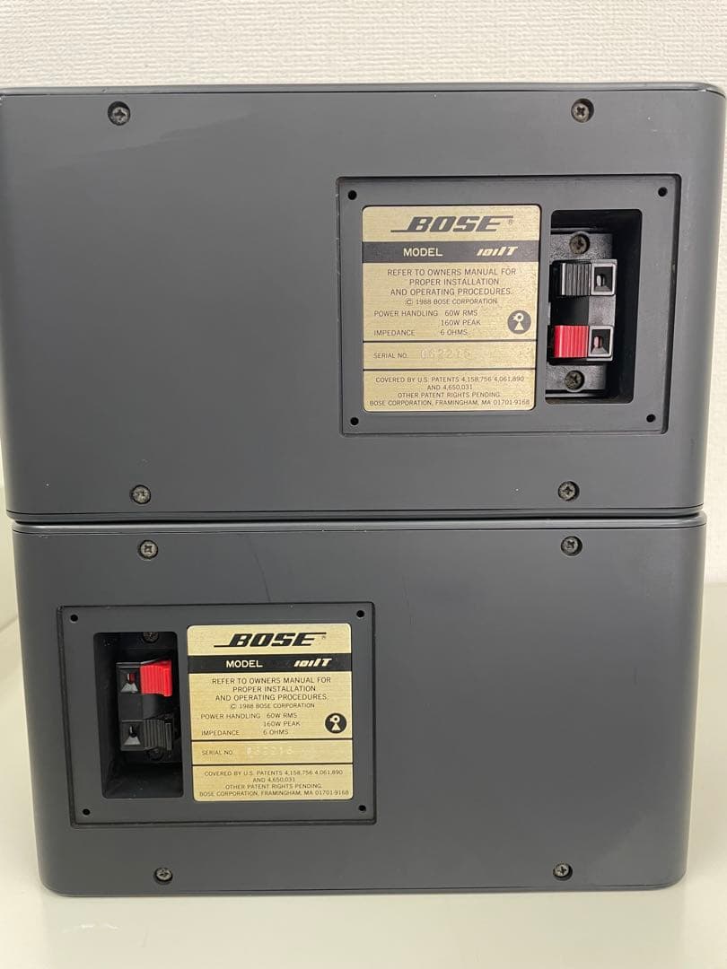 BOSE 101IT イタリアーノ シリアル連番 2個セット 天吊金具付