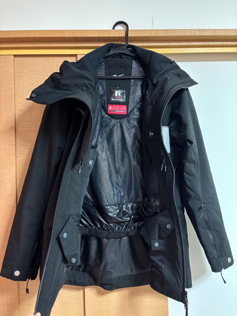 ミズノ スキーウェア ブレスサーモ レディース S ブラック