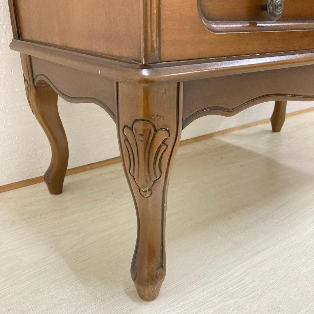 イタリア キャビネット 飾り棚 コンソール チェスト　象嵌細工