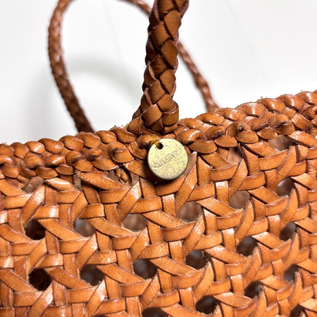 【トゥモローランド ソレイアード】レザー メッシュトート バッグ