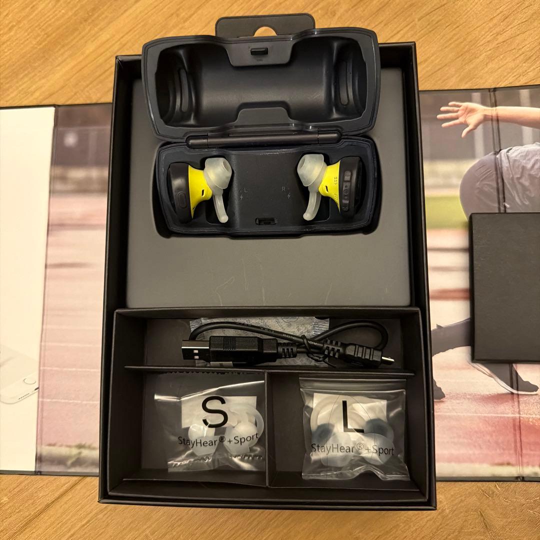BOSE SoundSport Free ワイヤレスイヤホン ブルー／イエロー