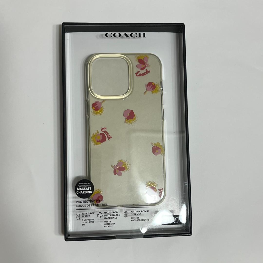 新品 COACH コーチ iPhone13 pro 対応 ケース C8105
