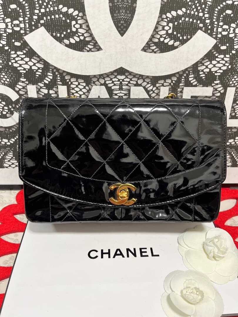 シャネル CHANEL ダイアナ フラップ マトラッセ ヴィンテージ G237
