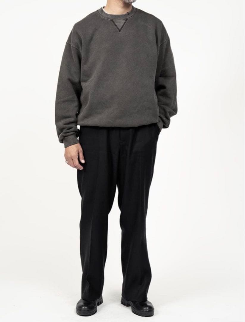 y*p様 OVY Pigment Damage Crew Neck Sweat