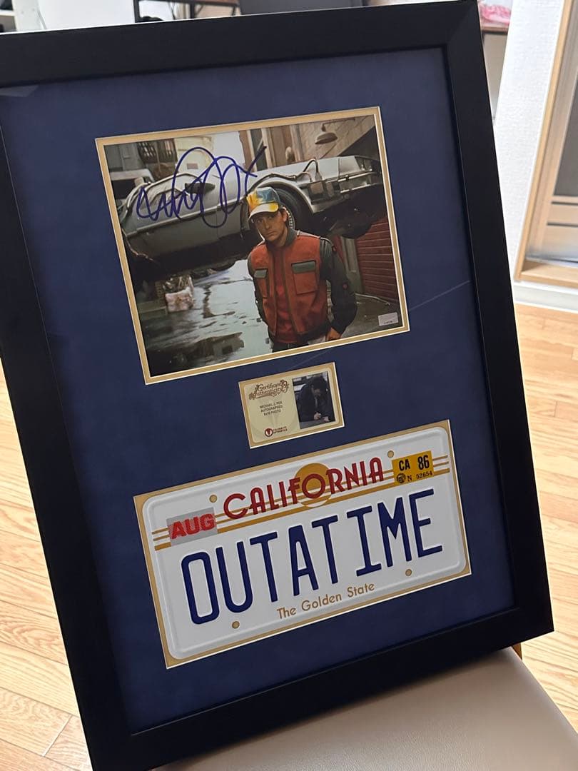 か*！様 Back to the future マイケルJフォックス　サイン入り