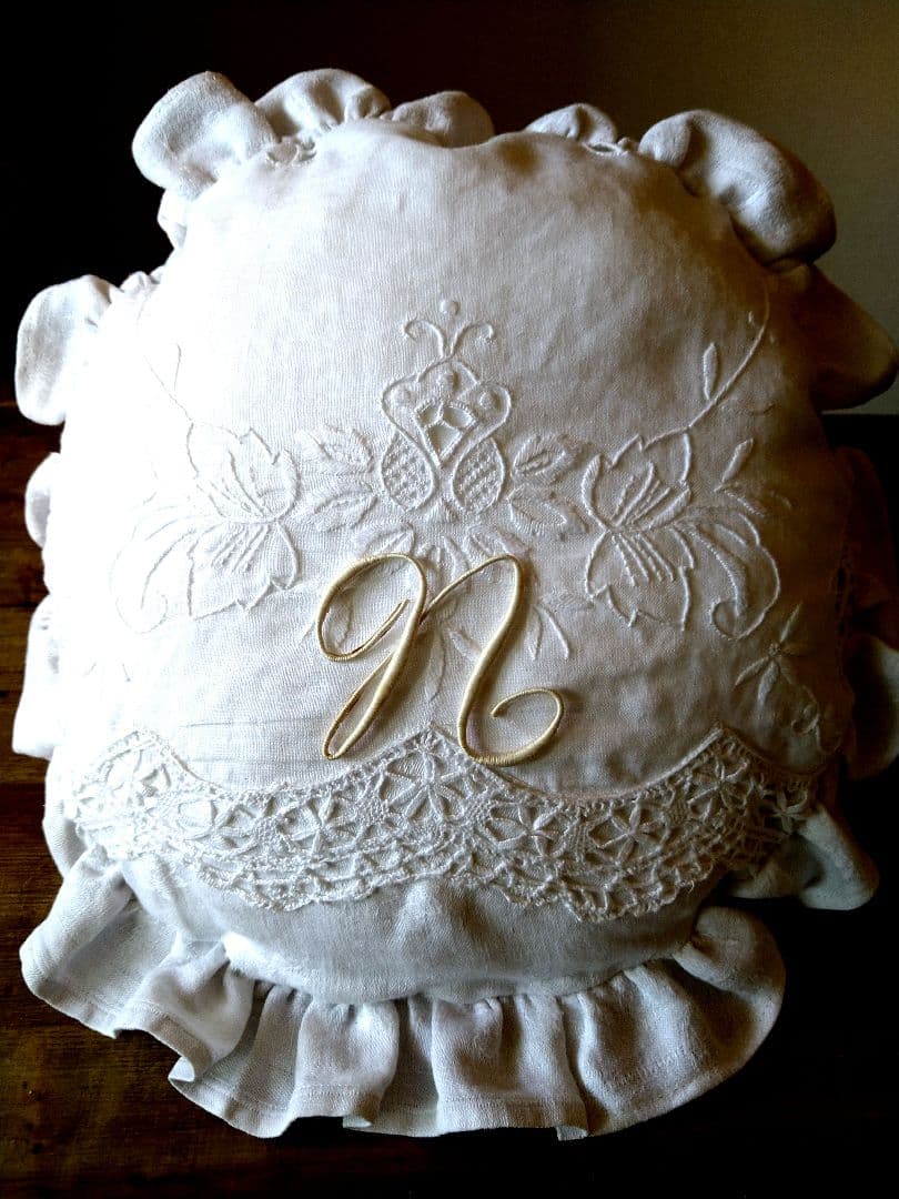 ★オーダー専用です★フランスアンティーク　リメイククッション★