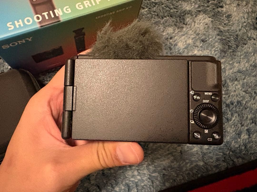 美品 SONY VLOGCAM ZV-1 シューティンググリップキット