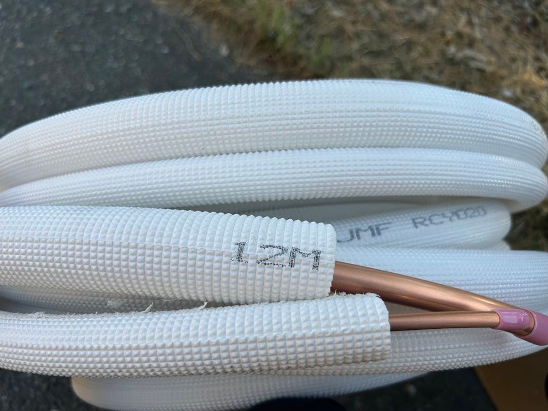 CAMELエアコン用配管 残12M 銅コイル