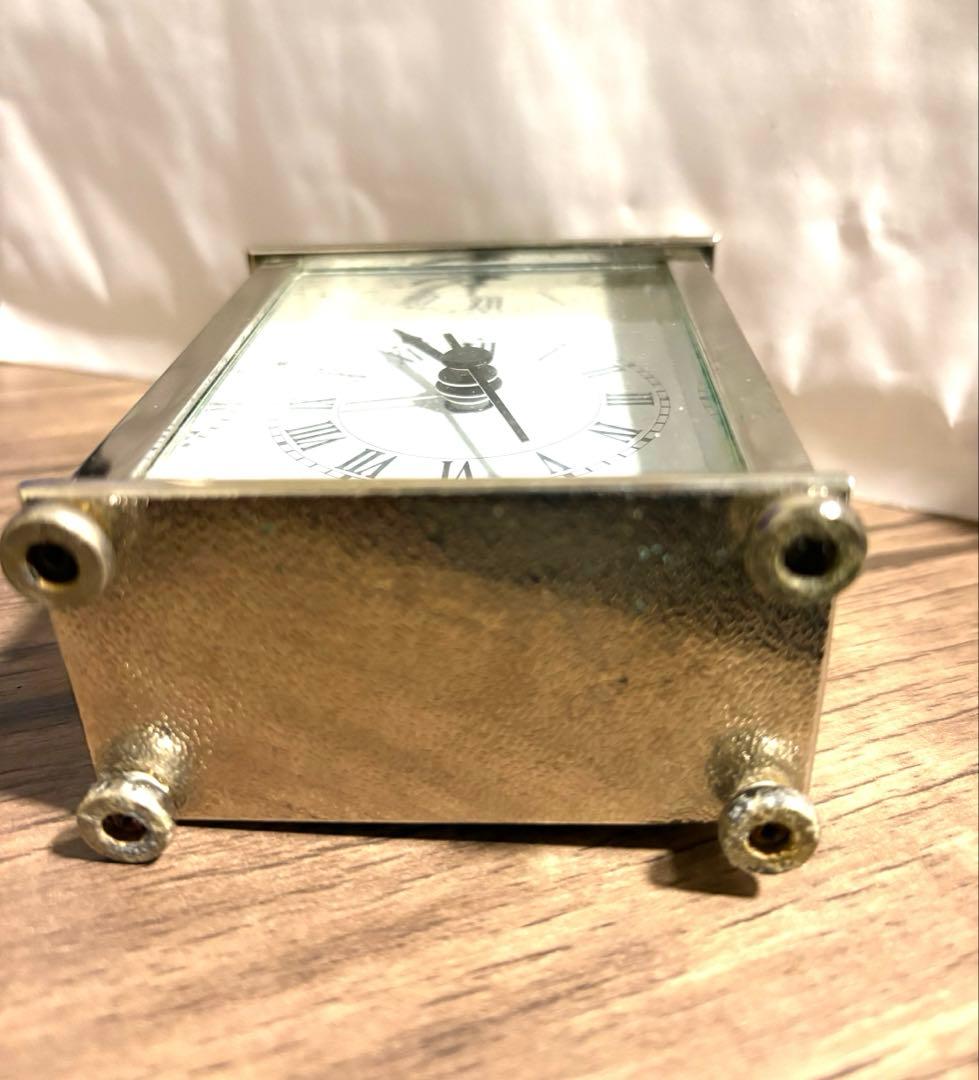 ブセナテラス テラスホテル シルバー置時計