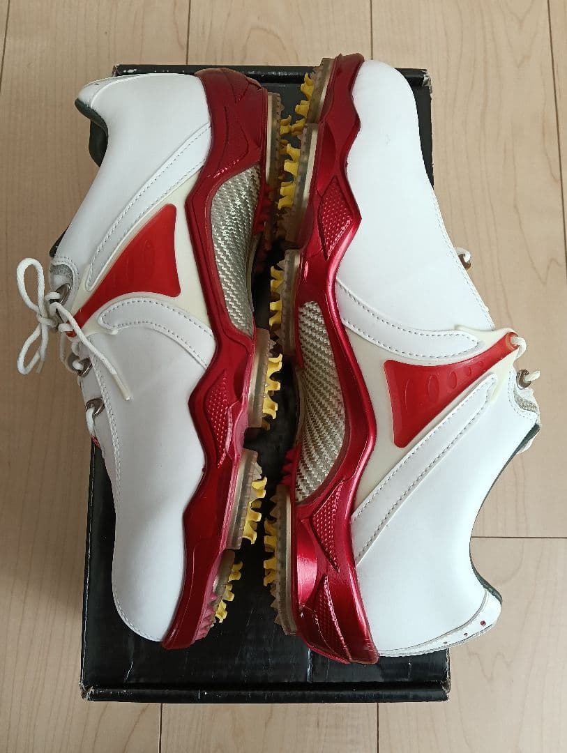 FootJoy ゴルフシューズ DRYJOYS ホワイト/レッド　25.5cm