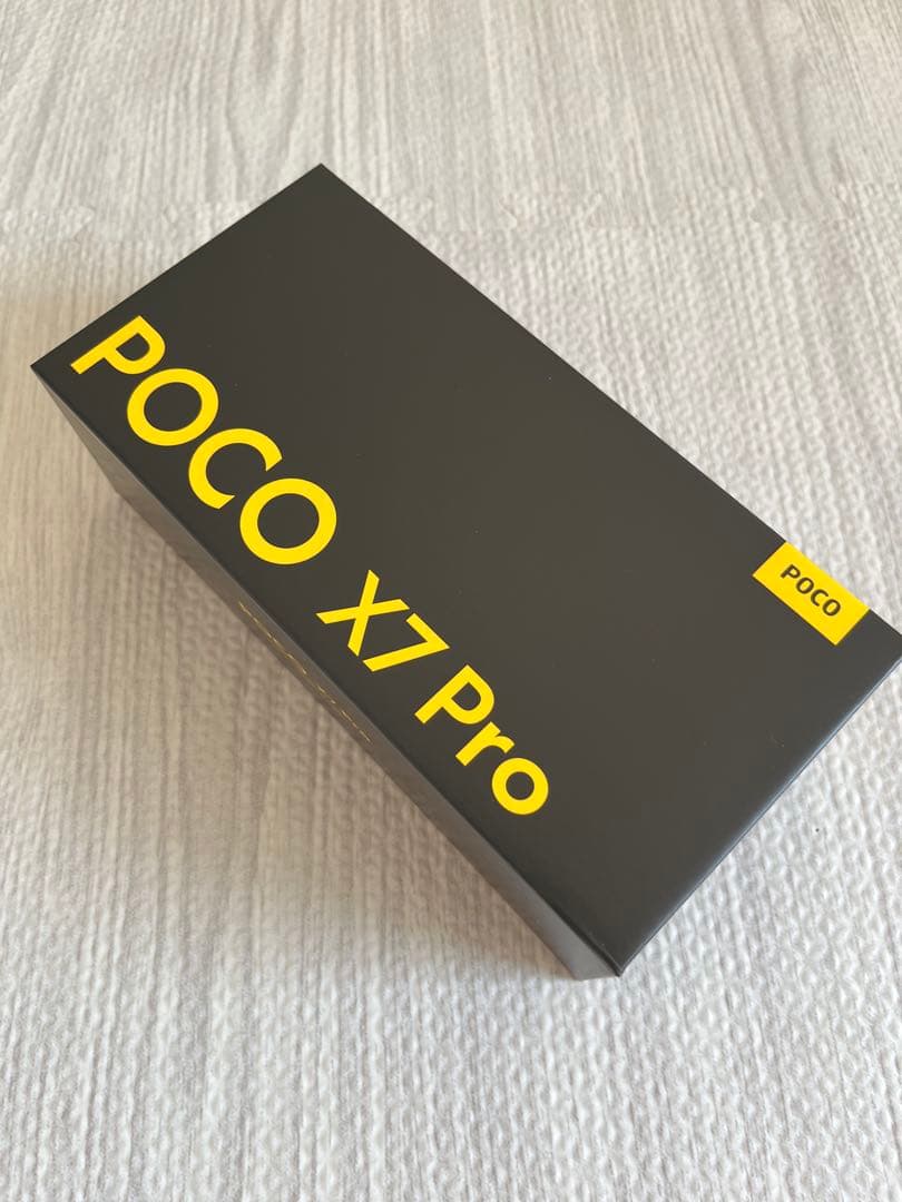 【極美品】Poco X7 Pro 256GB／使用1ヶ月／未使用純正ケース付