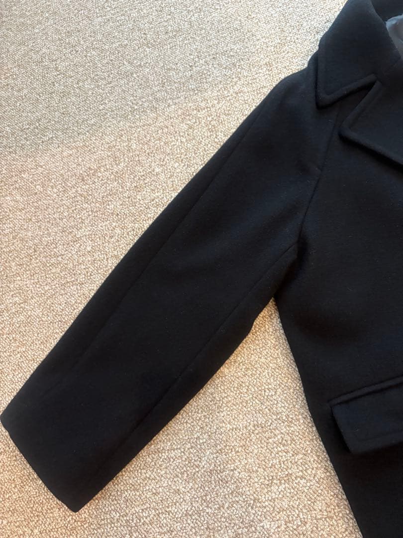 クリーニング済『ジャーナルスタンダードレリューム 』尾州ウールショートピーコート