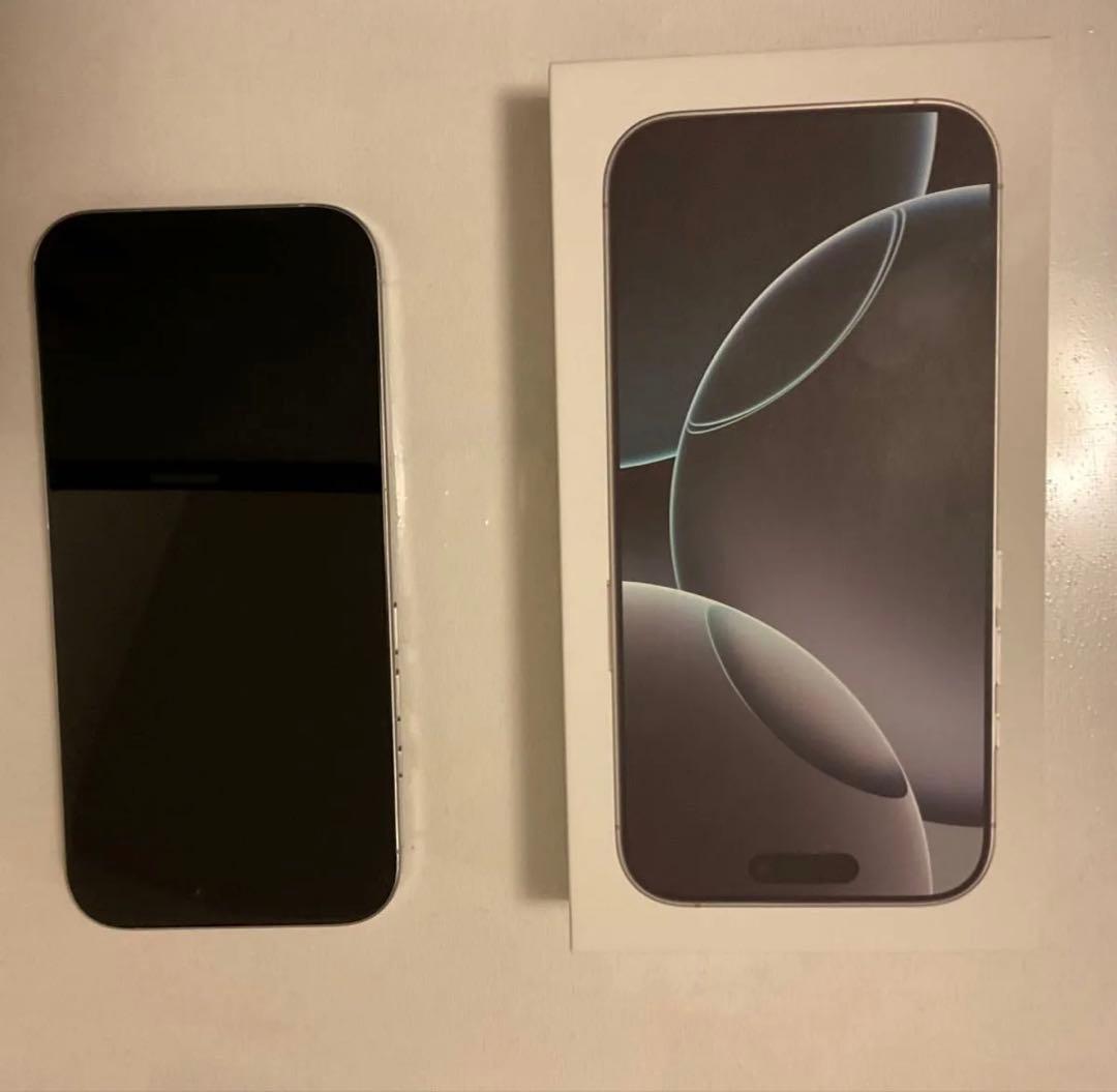 ①わお★iPhone 16 pro 128GB ホワイト