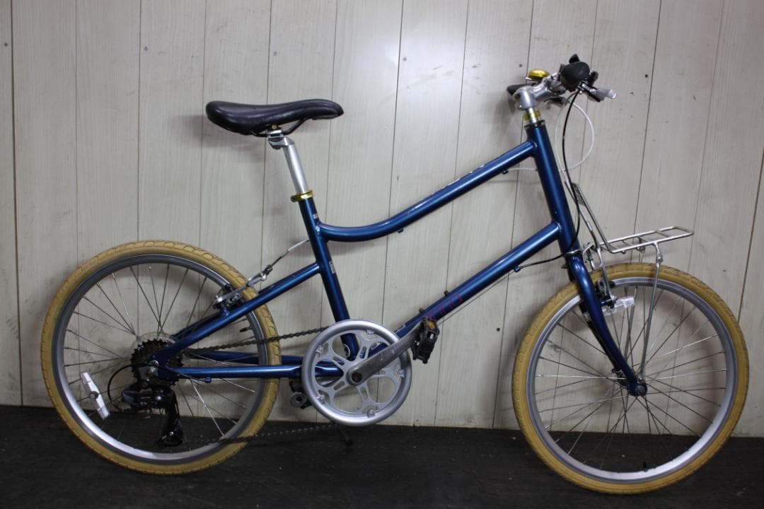 ANNAアンナ クリーム 20インチ 7速 アルミ380mm 青minivelo
