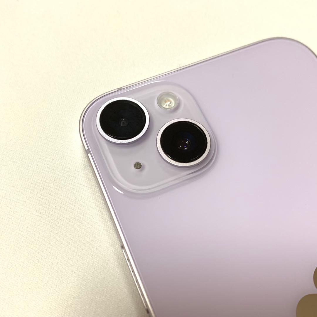 【SIMフリー】iPhone14 128GB パープル　ネットワーク制限なし