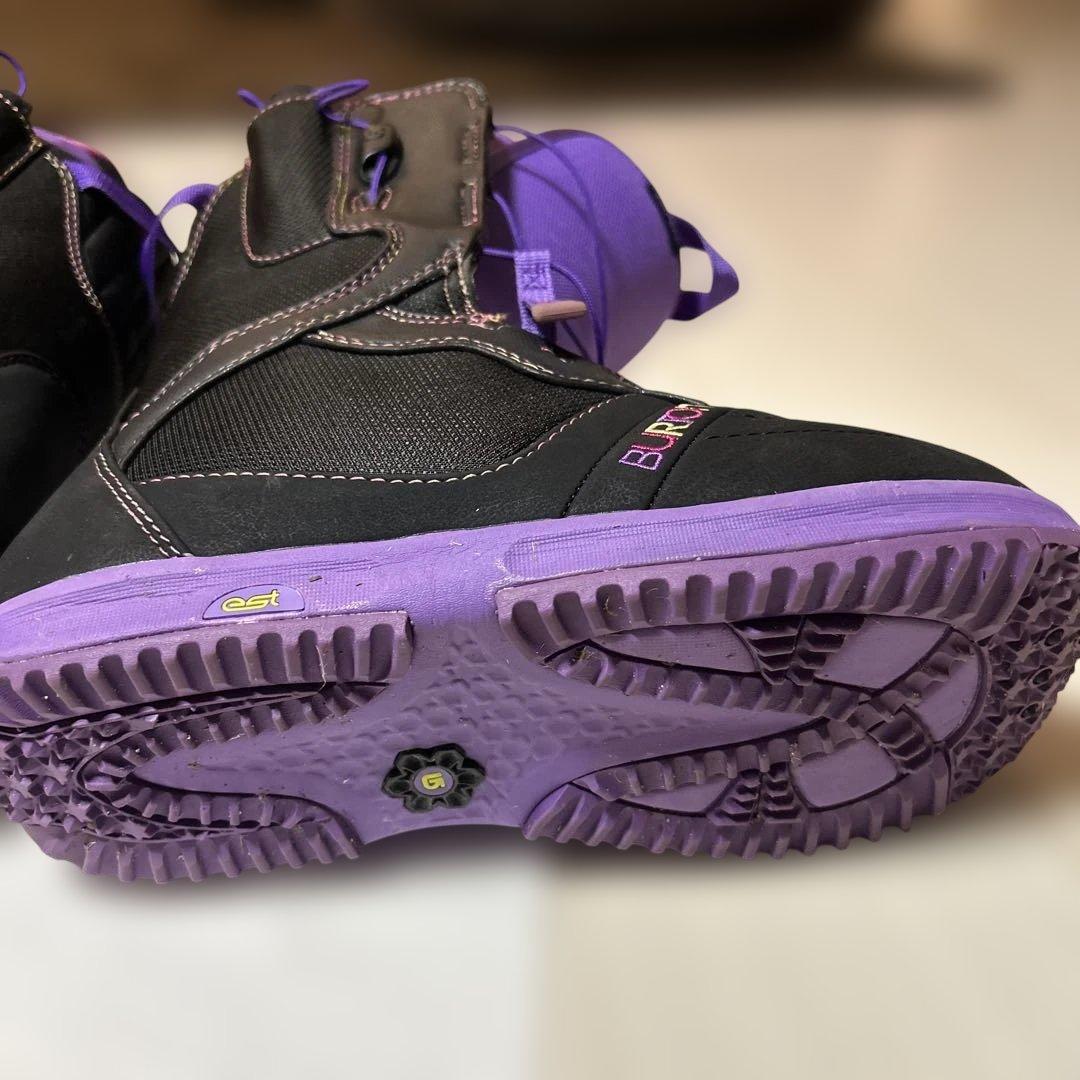 【週末限定値下げ！】女性用　スノーボードブーツ 黒/紫　BURTON